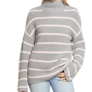 Caslon Shaker Mock Neck Sweater